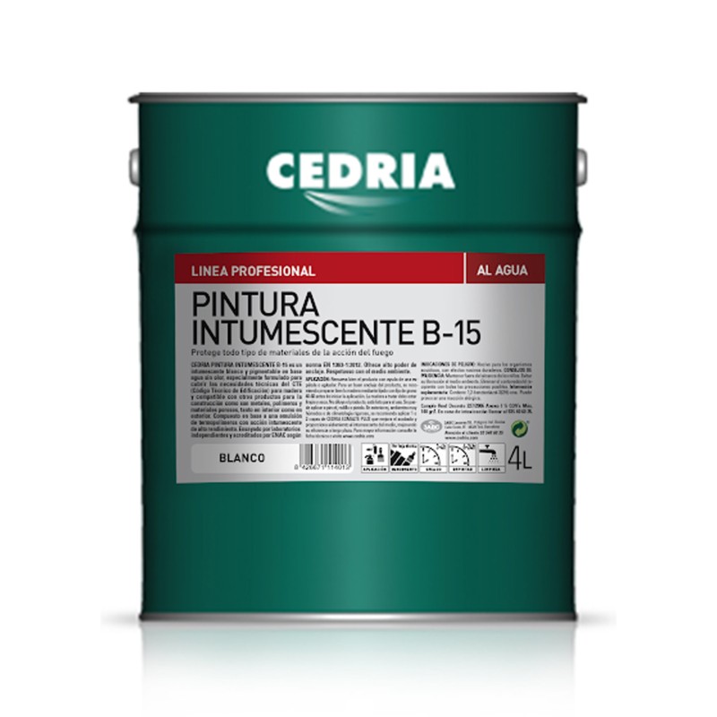 CEDRIA PINTURA INTUMESCENTE B-15 4L