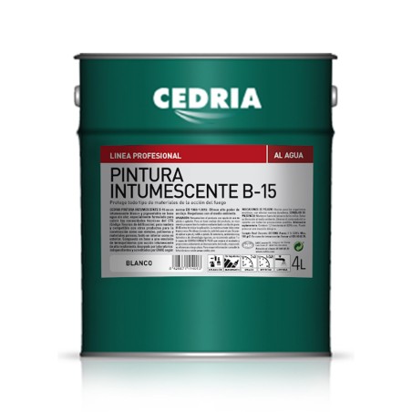 CEDRIA PINTURA INTUMESCENTE B-15 4L