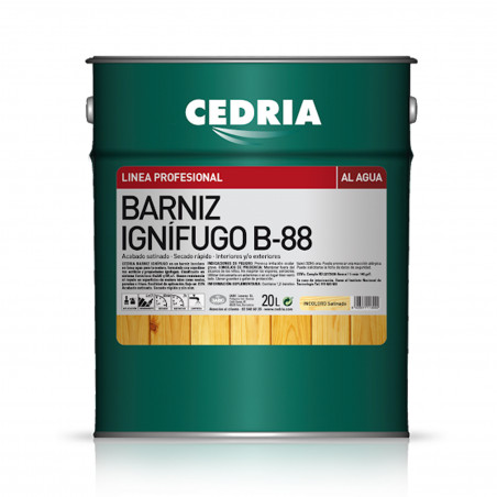 CEDRIA BARNIZ IGNÍFUGO B-88 AL AGUA