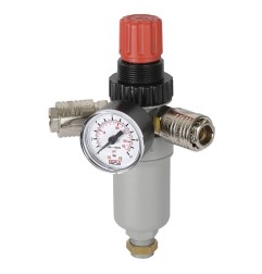 REGULADOR PRESIÓN CON 2 SALIDAS Y MANÓMETRO