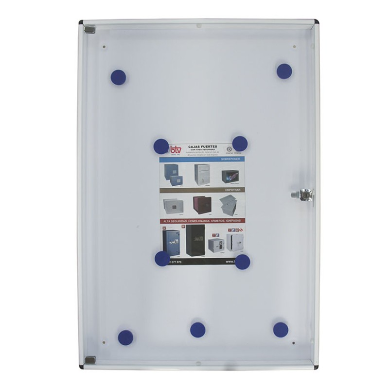 PANEL ANUNCIOS "v2". 4 DIN A4. BLCO.