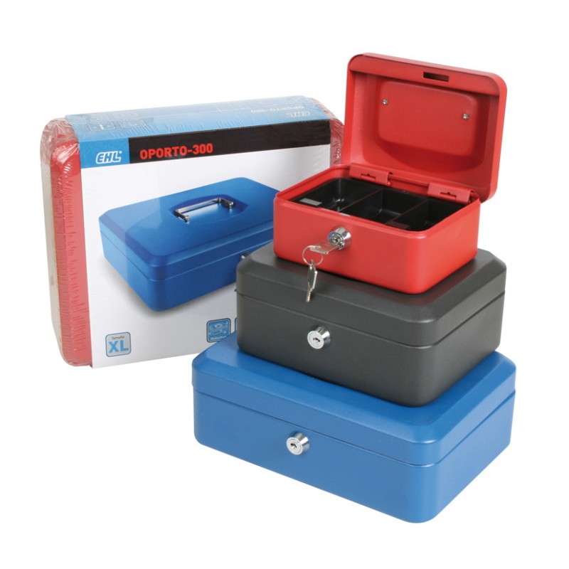 CAJA CAUDALES CON BANDEJA OPORTO S 15X11,5X8CM
