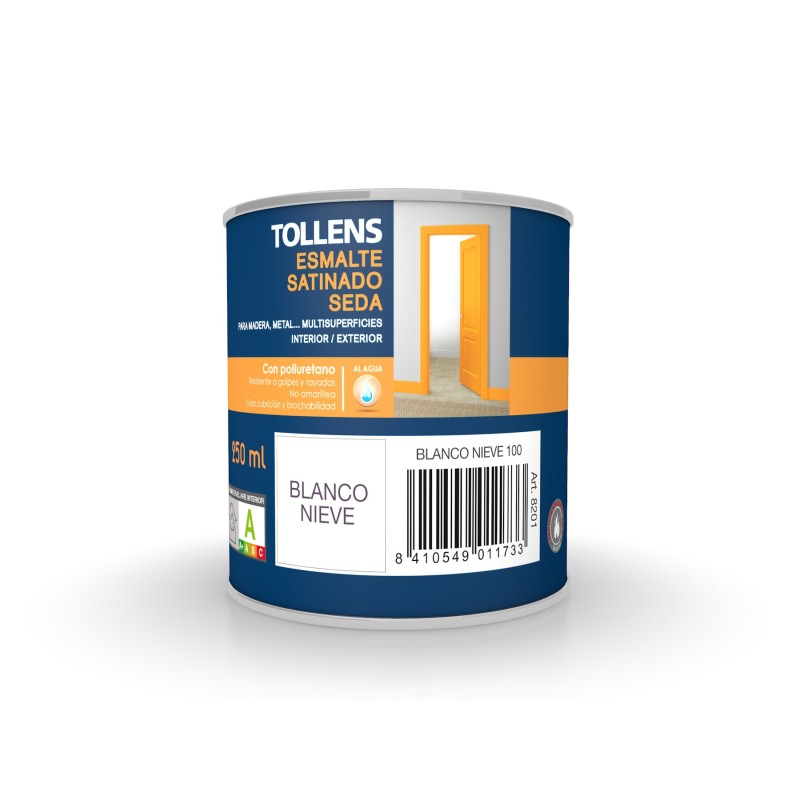 Esmalte al agua satinado seda