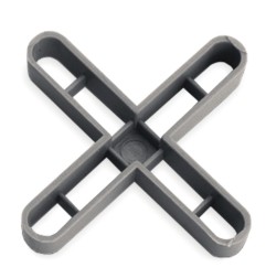 Crucetas RUBI 7 mm gris