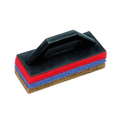 Mango + 3 estropajos limpiajuntas RUBI