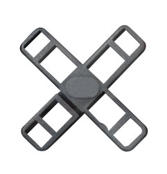 Cruceta RATIO 10mm plástico gris