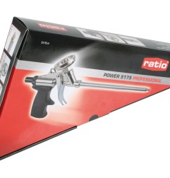 PISTOLA ESPUMA POLIURETANO METALICA PROFESIOANL RATIO