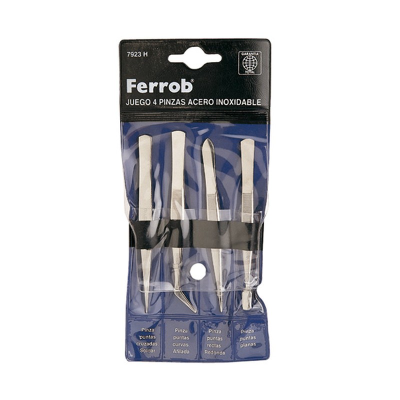 PINZA DE PRECISION JGO.4 INOX. PINZA DE PRECISION JGO.4 INOX.