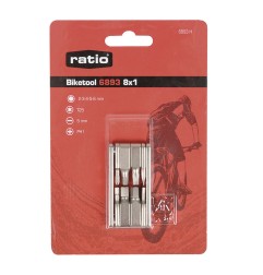 MINI JGO.HERRAMIENTAS 8EN1 P/BICI RATIO