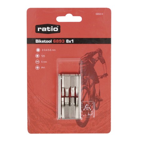 MINI JGO.HERRAMIENTAS 8EN1 P/BICI RATIO
