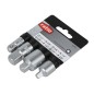 JGO. 4 ADAPTADORES 1/4" + 3/8" + 1/2"