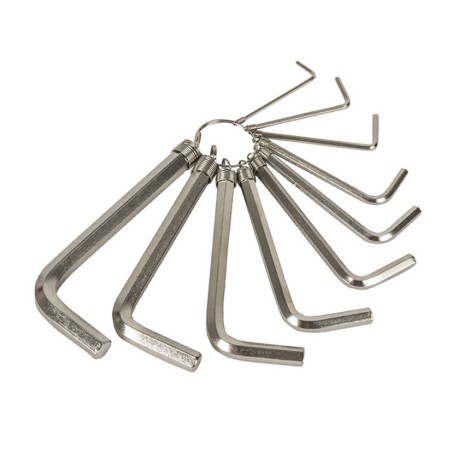 Juego 10 llaves acodadas Allen FERROB