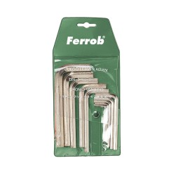 Juego 11 llaves acodadas Allen FERROB