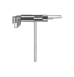 Juego llaves Torx RATIO 6296H8