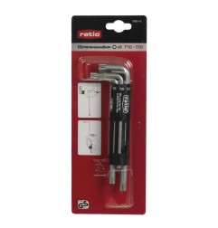 Juego llaves Torx RATIO 6296H8
