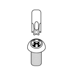 Navaja llave Torx RATIO 6254H8