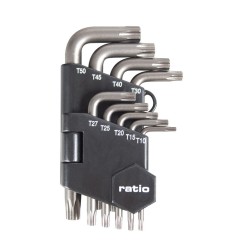 Juego 9 llaves Torx RATIO 6299