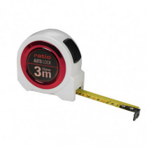 Flexómetro RATIO AUTO LOCK 3 m x 19 mm