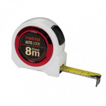 Flexómetro - RATIO - AUTO LOCK - 8mx25mm