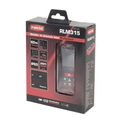 Medidor distancias láser profesional RATIO RLM315