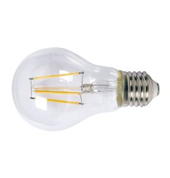 Bombilla con filamento LED estándar transparente - DUOLEC - E27 luz cálida 8W