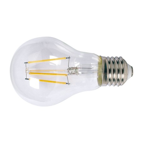 Bombilla con filamento LED estándar transparente - DUOLEC - E27 luz cálida 8W