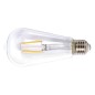 LAMP.LED FILAM.ST64  E27 6W 2700K TRANSP