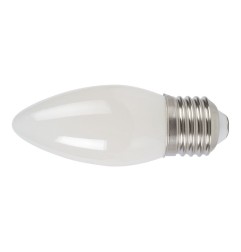 Bombilla con filamento LED vela opal - DUOLEC - E27 luz cálida 4W