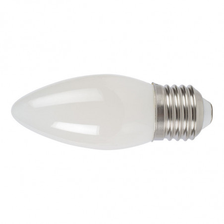 Bombilla con filamento LED vela opal - DUOLEC - E27 luz cálida 4W