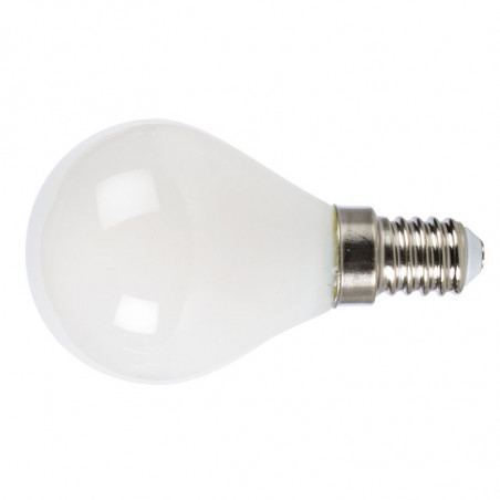 Bombilla con filamento LED mini globo opal - DUOLEC - E14 luz cálida 4W