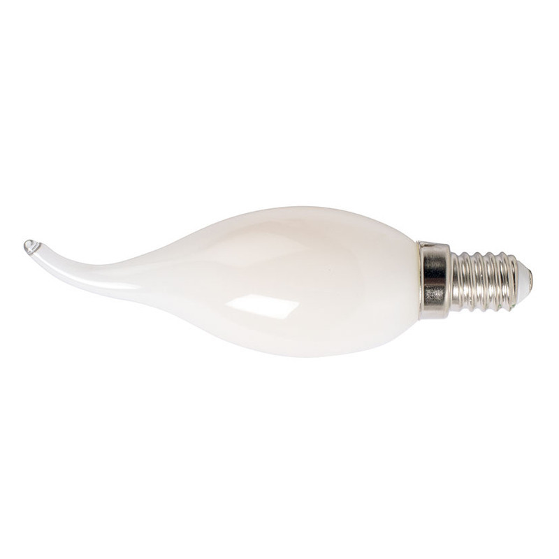 Bombilla LED vela decorativa opal - DUOLEC - E14 luz cálida 4W