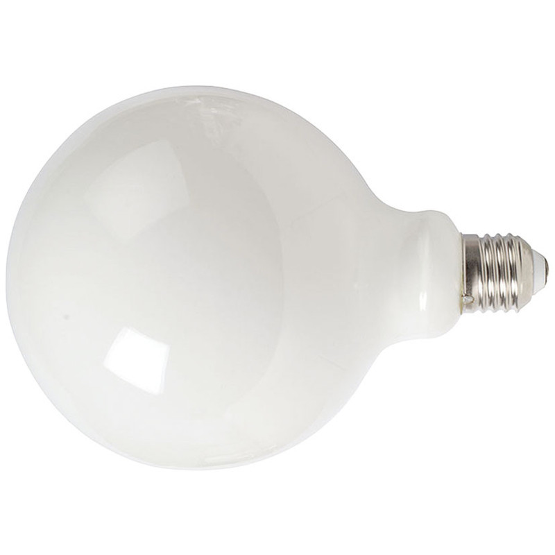 Bombilla con filamento LED globo G125 opal - DUOLEC - E27 luz cálida 8W
