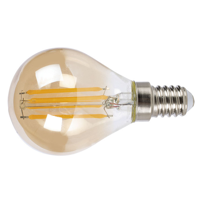 Bombilla con filamento LED mini globo vintage - DUOLEC - E14 luz cálida 4W