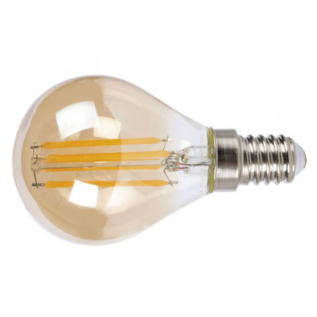 Bombilla con filamento LED mini globo vintage - DUOLEC - E14 luz cálida 4W