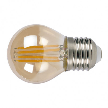 Bombilla con filamento LED mini globo vintage - DUOLEC - E27 luz cálida 4W