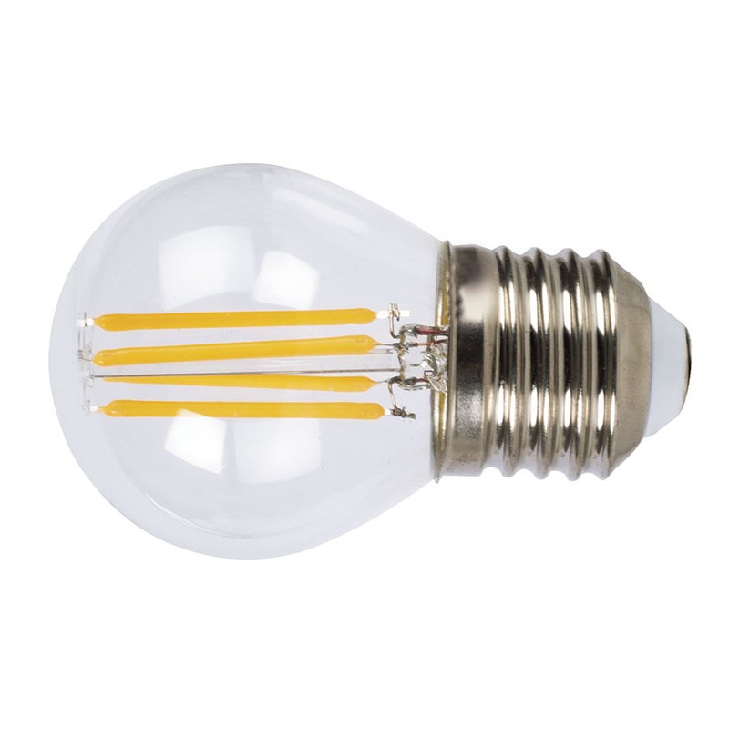 LAMP.LED FILAM.MINIG  E27 4W 6400K TRANS