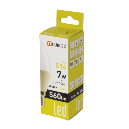 LAMPARA LED VELA  E14 7W 4000K