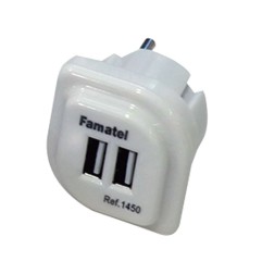 Cargador USB doble FAMATEL