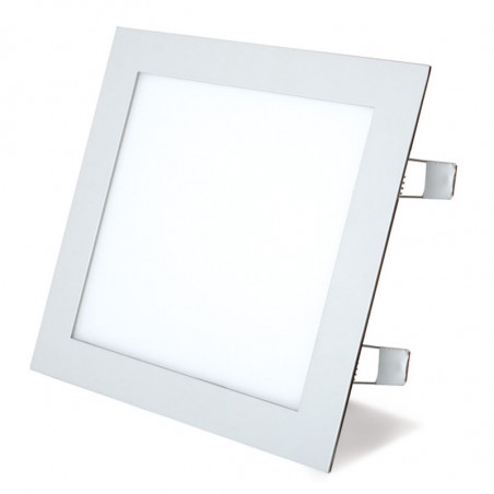 Aplique cuadrado empotrable LED DUOLEC Oporto 22,5x22,5cm blanco cuadrado