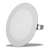 Aplique redondo empotrable LED DUOLEC Oporto 14,5 cm blanco