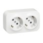 Enchufe doble 16 A LEGRAND Serie Oteo-Forix IP21