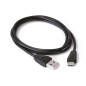 CABLE CONEXION USB - TIPO C. 1M. NEGRO
