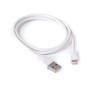 CABLE CONEXION USB - LIGHTING 1M. BLANCO