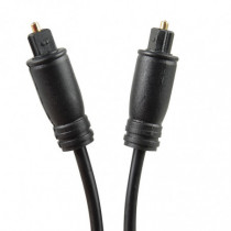 Cable DUOLEC fibra óptica de audio negro