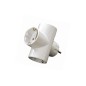 Ladrón adaptador DUOLEC pared 3 vías