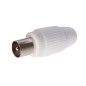Conector AXIL antena TV recto