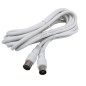 Cable coaxial AXIL antena tv blanco
