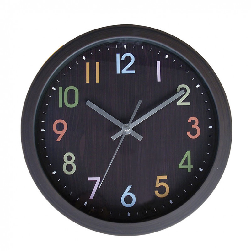 Reloj decoración números color