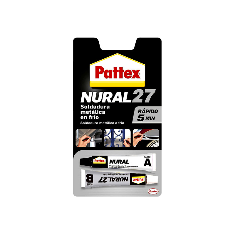 SOLDADURA EN FRÍO NURAL 27 11ML+11ML PATTEX