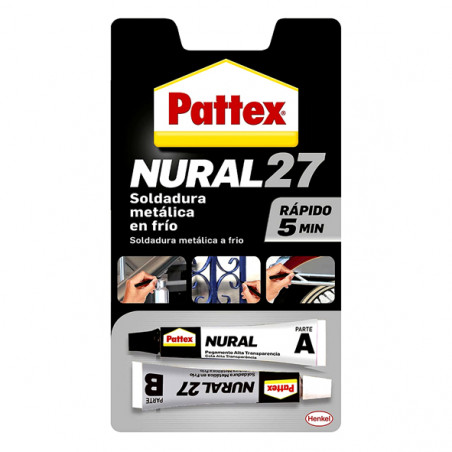 SOLDADURA EN FRÍO NURAL 27 11ML+11ML PATTEX